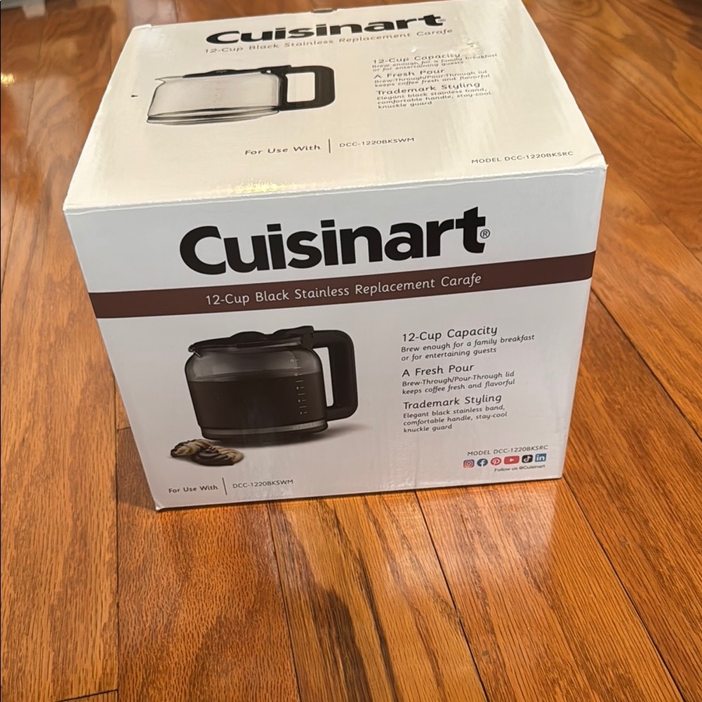 Cuisinart Black Stainless Replacement Carafe